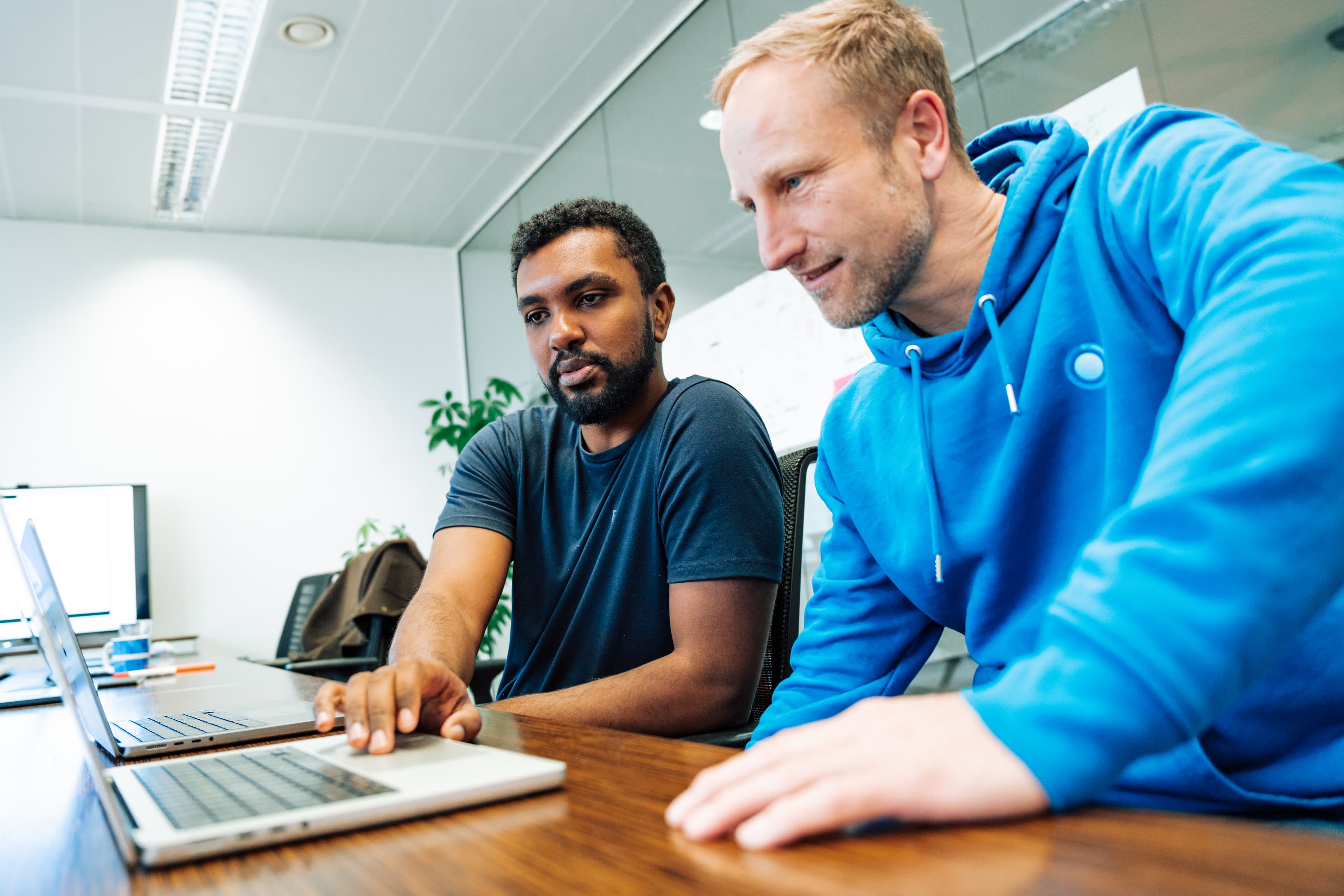 João Thaira at Blue Avenir office, Germany